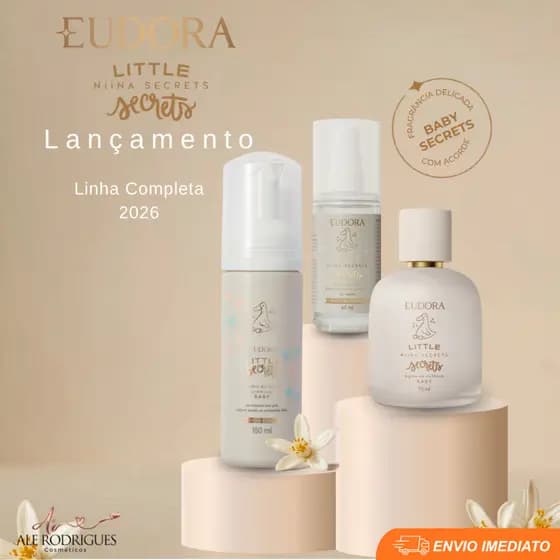 Linha Eudora Baby Little Niina Secrets Ritual de Ternura Lançamento 2026