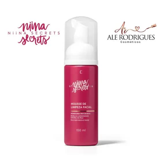 Mousse de Limpeza Eudora Niina Secrets 150ml