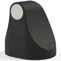 Trava Porta Magnético Cor Preto Fosco Comfortdoor Com Imã