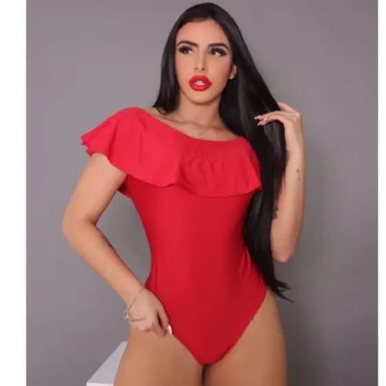 body maiô babadinho suplex feminino praia piscina ou dia a dia