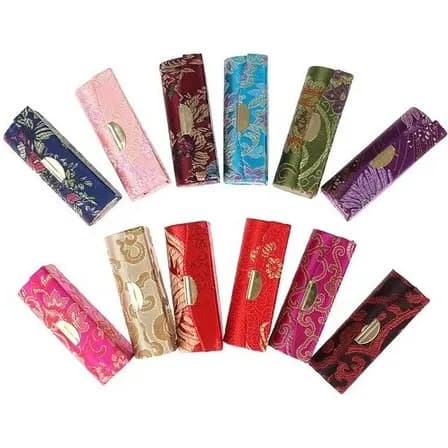 Kit 3 Porta Batom Organizador Maquiagem Make Espelho Prático Portátil