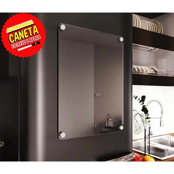 Lousa de geladeira Cronograma Magnética planner mensal semanal anotações Registros Esboços Observações calendário de geladeira com caneta escreva e apaga