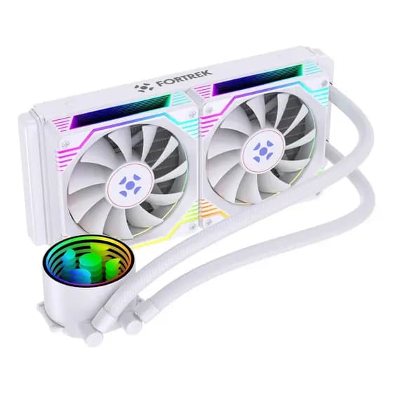 Water Cooler Fortrek Breezy Argb 240mm Amd / Intel Branco