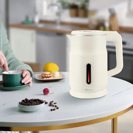 Chaleira Elétrica 1,6L Aço Ferve Rápido Desliga Automático 110V 220V ON-CL202