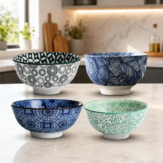 Bowl De Cerâmica Tigela 500ml Cumbuca 14x7cm Grande Para Sopa Caldo Sobremesa