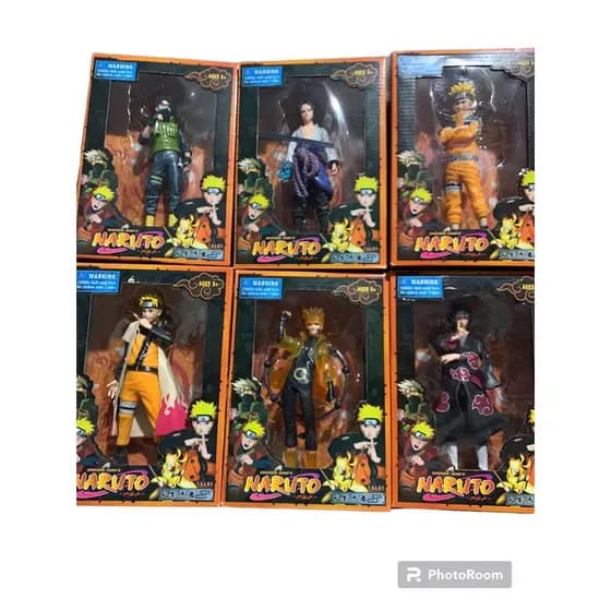 Brinquedo do Naruto kit 6 bonecos