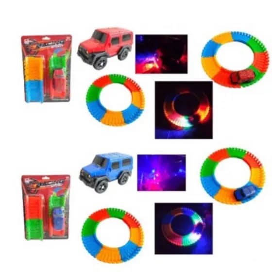 carrinho pista flexível brinquedo