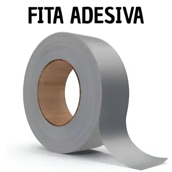 Fita Silver Tape Multiuso Rolo Resistente Á Prova D'agua Cinza