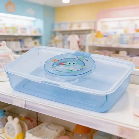 Porta Lenços Umedecidos Astronauta Porta Lenços Bebê Menino Organização Higiene Infantil
