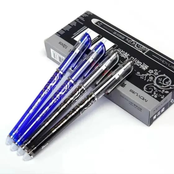 Canetas Apagaveis 1Azul/ 1Preta Caneta Gel Ponta Fina