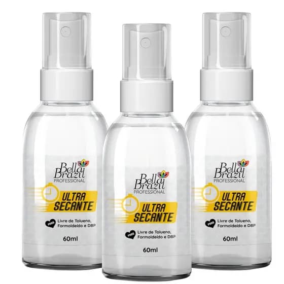 Bella Brazil Kit 03 Spray Ultra Secante 60ml