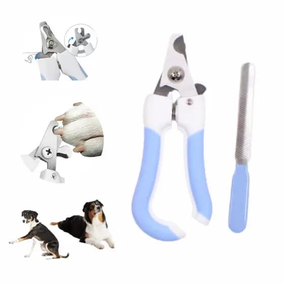 Cortador De Unhas Pet Alicate Cães Gatos Profissional + Lixa