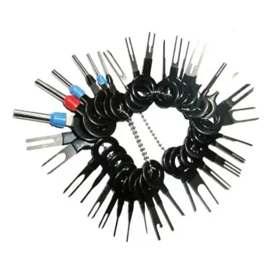 Ferramenta Extrator Fiação Elétrica Conector Terminal 41 Pçs