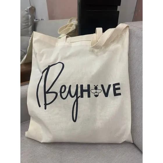 Ecobag Beyhive sacola ecológica,escola,faculdade, curso,personalizado,brinde,praia,moda,brinde,presente,trabalho