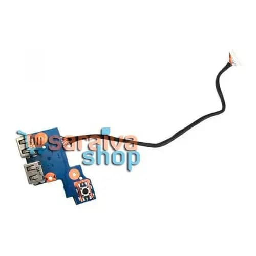 Placa Usb Botão Power Samsung 300e Np300e5a Np305e5a Séries
