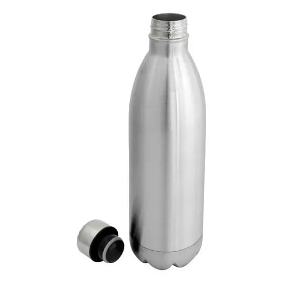 Garrafa Térmica Aço Inox 1Litro Parede Dupla Com Tampa Envio Imediato