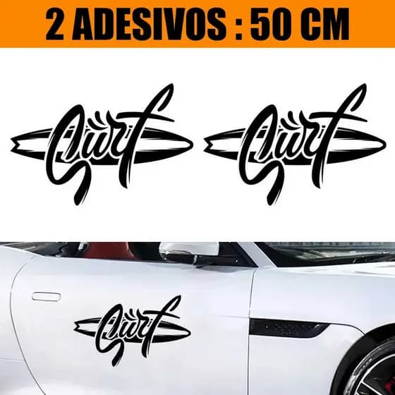 Kit Adesivos Carro Caminhão 2 Lados - Surf Arte Prancha