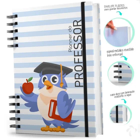 Agenda Planner Do Professor Planejamento Completo Capa Dura