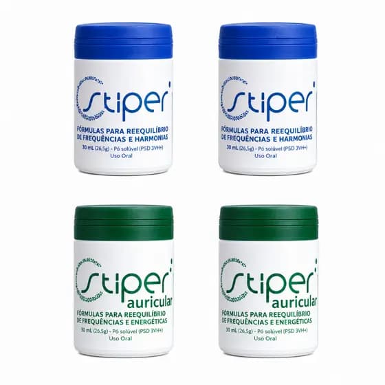 Kit Pastilha Silício 2 Corporal e 2 Auricular | Terapias