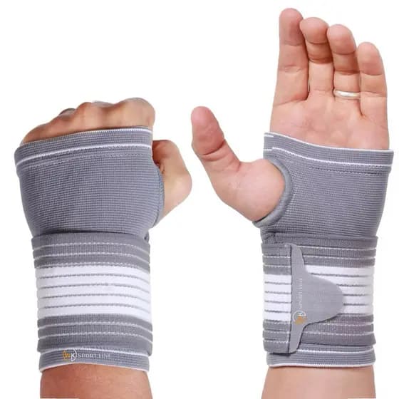 Munhequeira Ortopédica de Compressão Ajustável para Tendinite, Treino e Suporte de Pulso kit