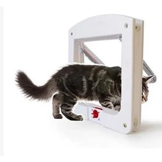 Passagem Porta Pet Portinha Para Gato e Cão com 4 Funções