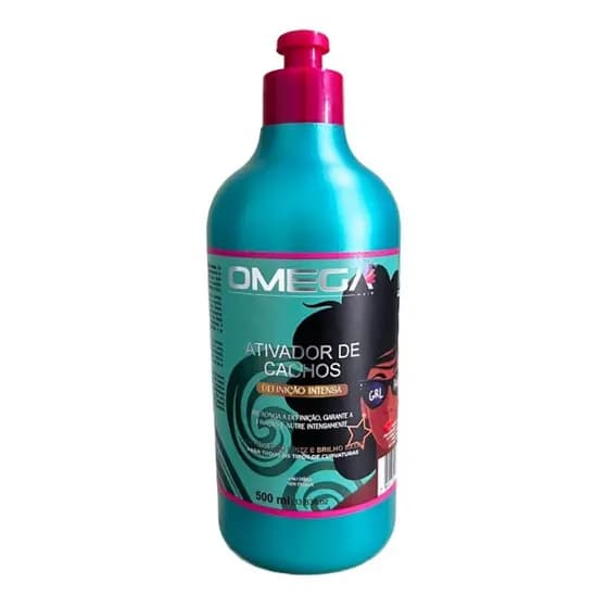 Ativador de Cachos Definição Intensa para Cacheadas 500ml Omega Hair