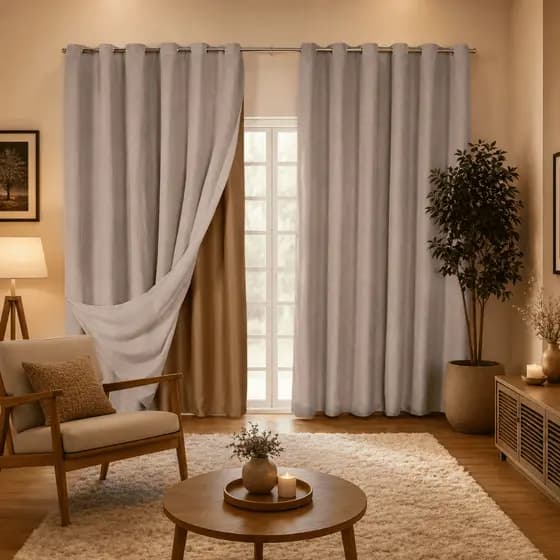Cortina Blackout Premium Voil Linho Corta Luz para Sala 8,00 x 2,80 m