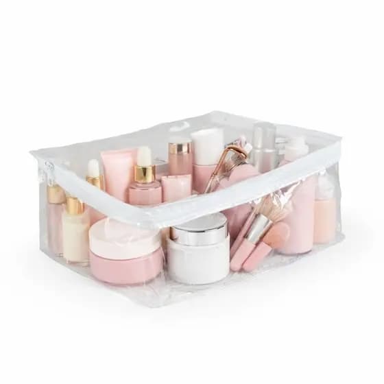 Kit 10 Saco Multiuso Nesseserie e Organizador de Brinquedos Guarda Roupa Com Zíper