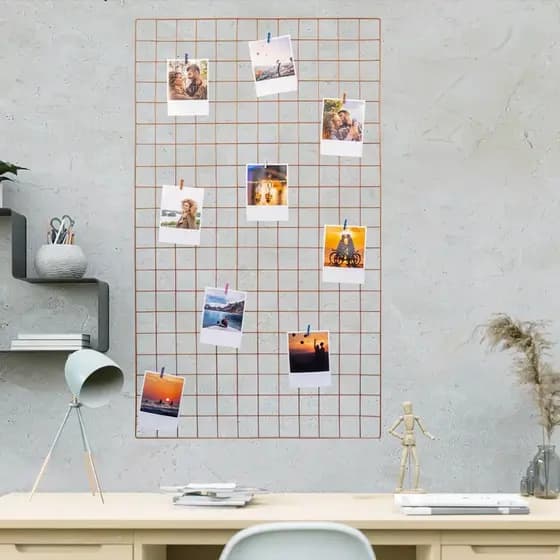 Memory Board Tela Multiuso Parede Decoração Fotos Recados