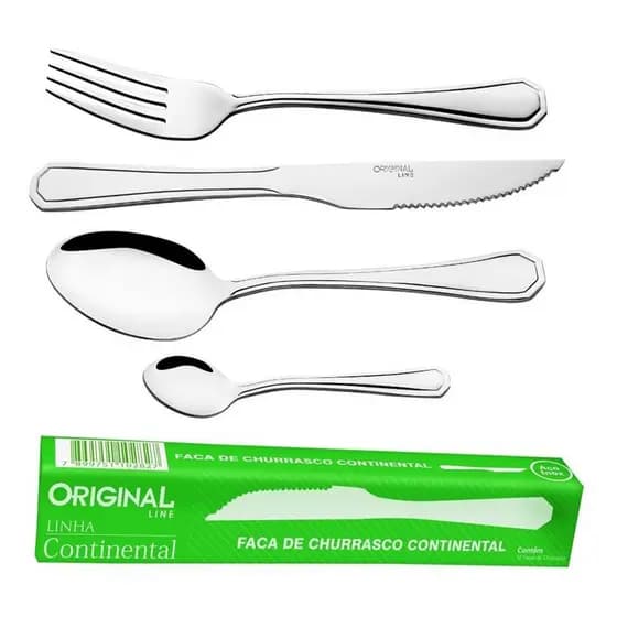 Jogo De Talheres Inox 48 Pcs Bar/restaurante/casa Faqueiro