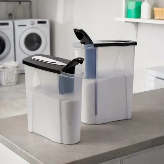 Porta Sabão Dispenser 3 em 1 com Dosagem Ajustável 1Kg