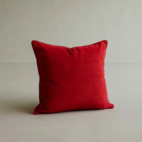 01 Capa De Almofada 65x65 cm Tecido Suede Liso Grande Almofadão Zíper Invisível Decorativa