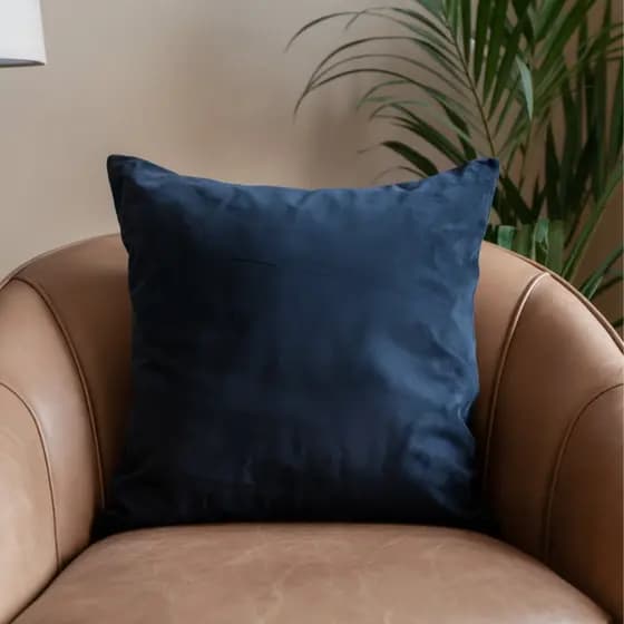 01 Capa de Almofada 60x60 cm Tecido Suede Liso Decorativa Almofadão Grande