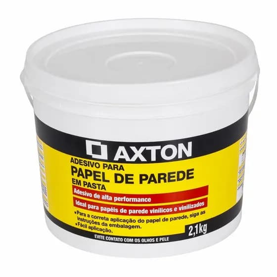 Cola para Papel de Parede Branca 2,1kg Axton