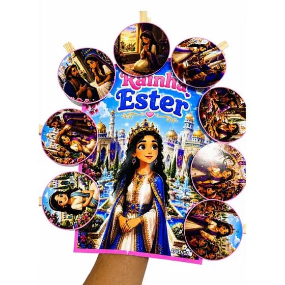 RECURSO PARA CONTAR HISTÓRIAS - LUVA RAINHA ESTER
