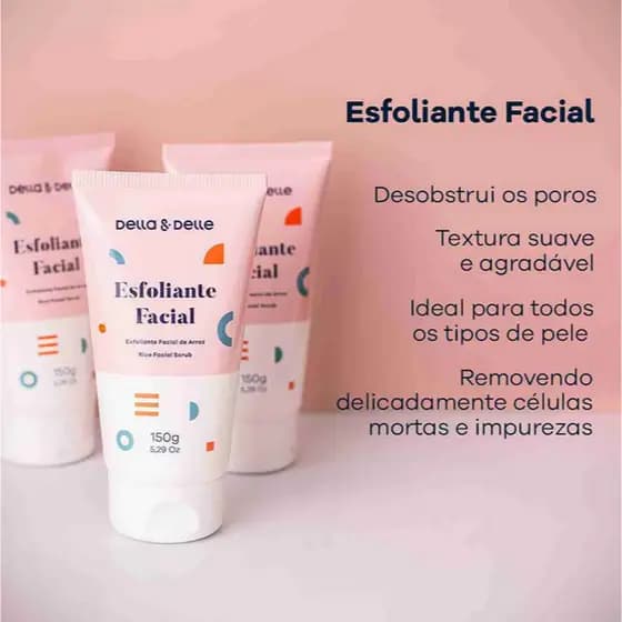 Esfoliante Facial Limpa E Renova Della E Delle 150g Hidrata