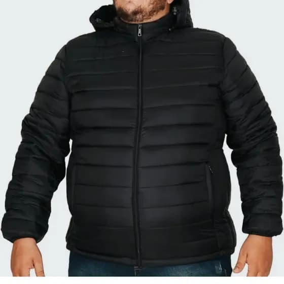 Jaqueta plusise de inverno Moto bobojaco tamanho grande Jaqueta Puffer Nylon PLUS SIZE