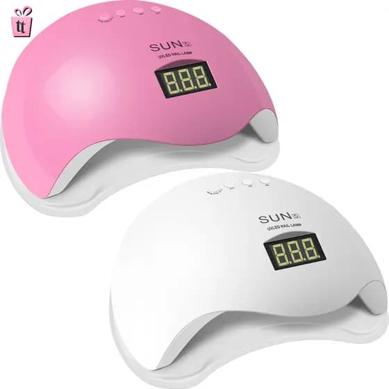 Cabine Estufa De Unha Sun 5 Digital 48w Bivolt 24 leds Uv Para Unhas Gel Acrígel