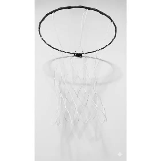 Aro Cesta De Basquete Mirim Infantil Com Rede Aco Reforçado Porta Parede Quarto Brinquedo