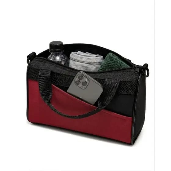 MALA BOLSA DE MÃO E OMBRO PEQUENA (PP) PRETA PARA ACADEMIA, TRABALHO, FUTEBOL, MARMITA,MANICURE etc