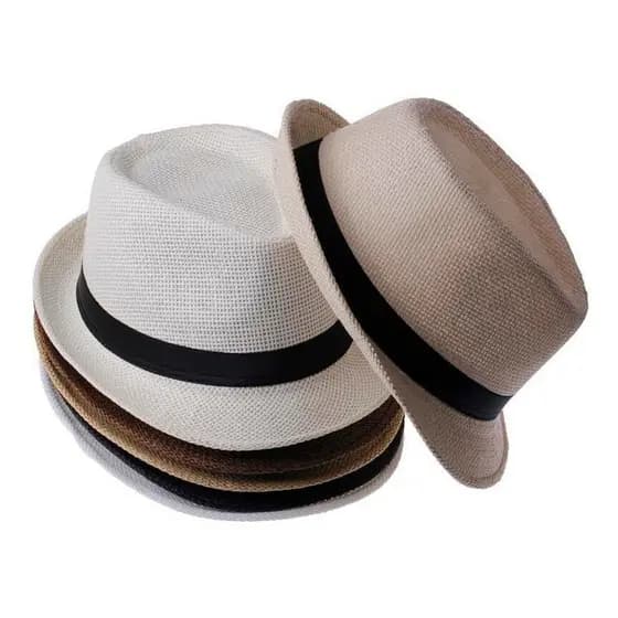 Chapeu Unissex Palha ENTRANCADO Malandrinho Panama adulto 60007