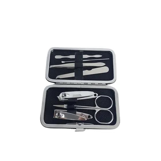 Kit Manicure Pedicure Com 7 Peça + Estojo Kit Completo