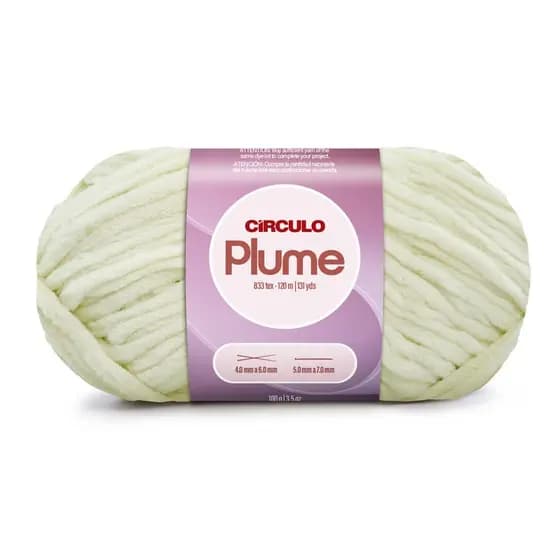 Fio/Lã Circulo Plume 100g Tex 833 120m 100% poliester (fio macio e aveludado)