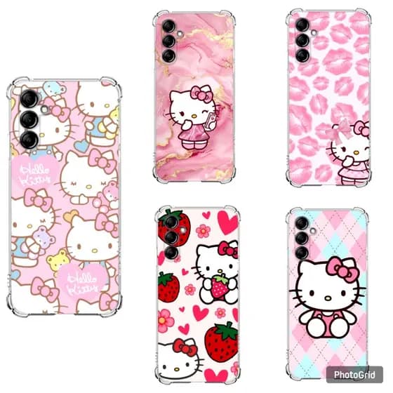 CAPA TPU DESENHOS VARIADOS HELLO KITTY CAPINHA CASE A17, A07