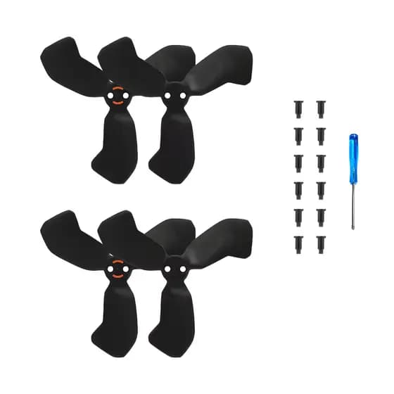 Kit 4 Hélice Para Drone Dji Neo 2 Completo Chave Parafuso 2 Par Pás Propeller