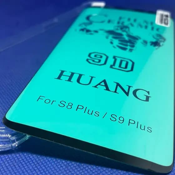 Kit 2 em 1 - Samsung Galaxy S9 Plus - Película Cerâmica ( Protetor de Tela ) e Capa Capinha Case