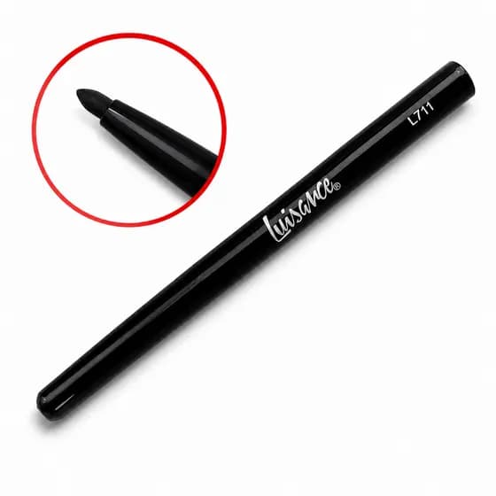 Lápis Retratil de Olho Preto Soft Line Luisance L711 – Delineador Macio e Alta Pigmentação