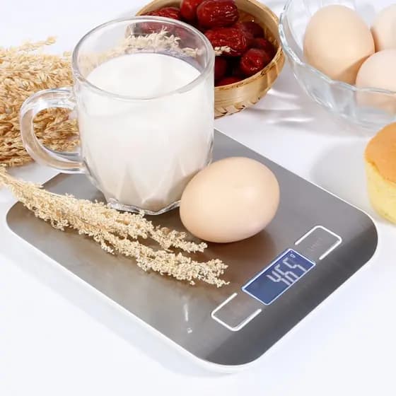 Balança Digital de Cozinha Inox alta precisão com Visor digital de ate 10Kg