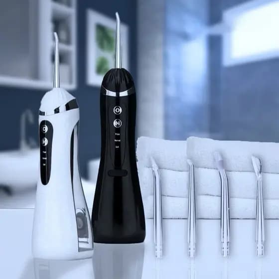 Irrigador Oral Portátil 200ML Recarregável USB 3 Modos Limpeza Profunda a vida