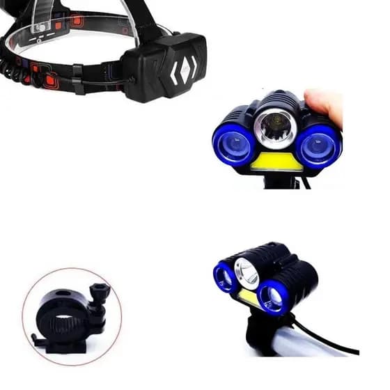 Lanterna de Cabeça Bicicleta Led Farol Ref. 55008
